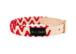 Zig Zag Collar - Imperial Red
