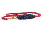 Braided Paracord 550 Leash - Imperial Red